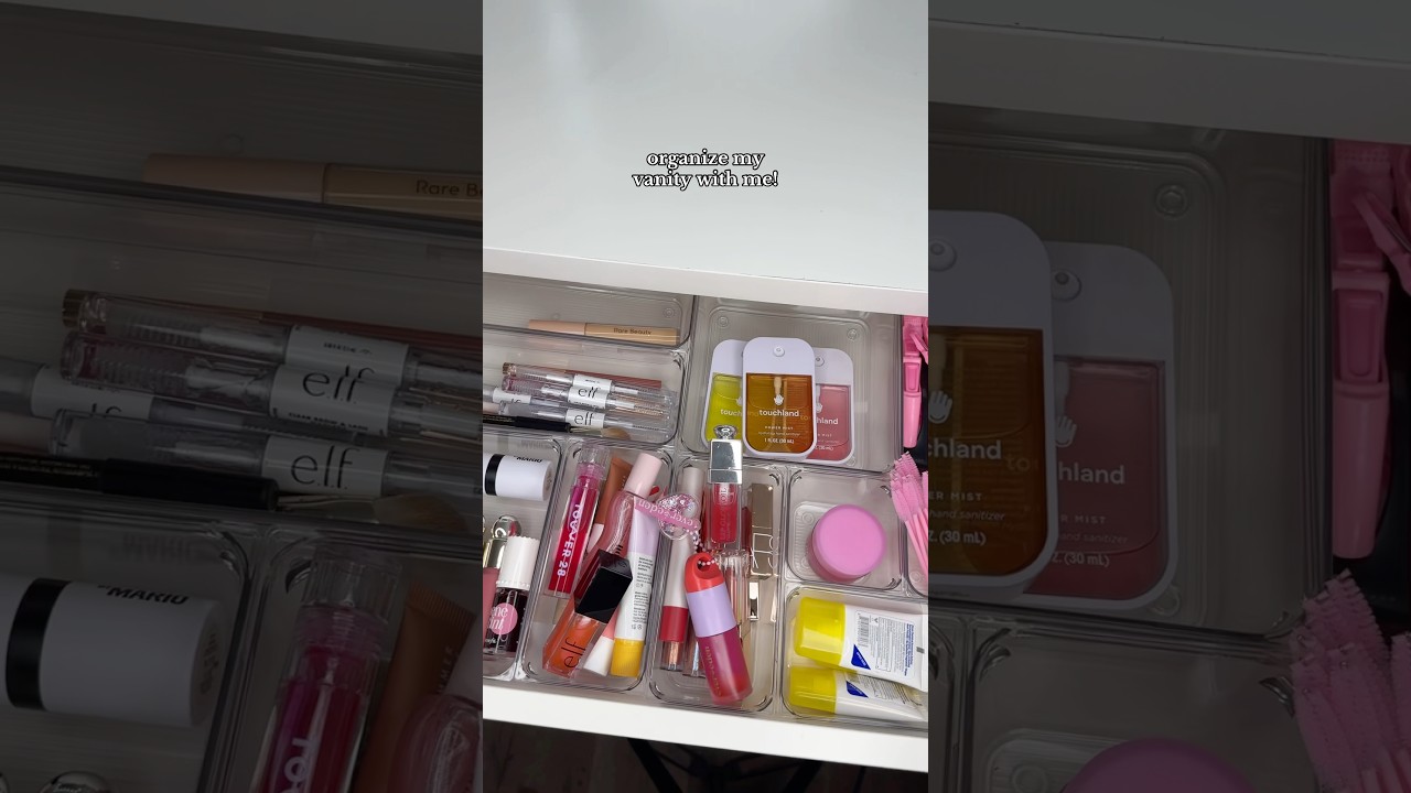 organize my vanity with me! 💄