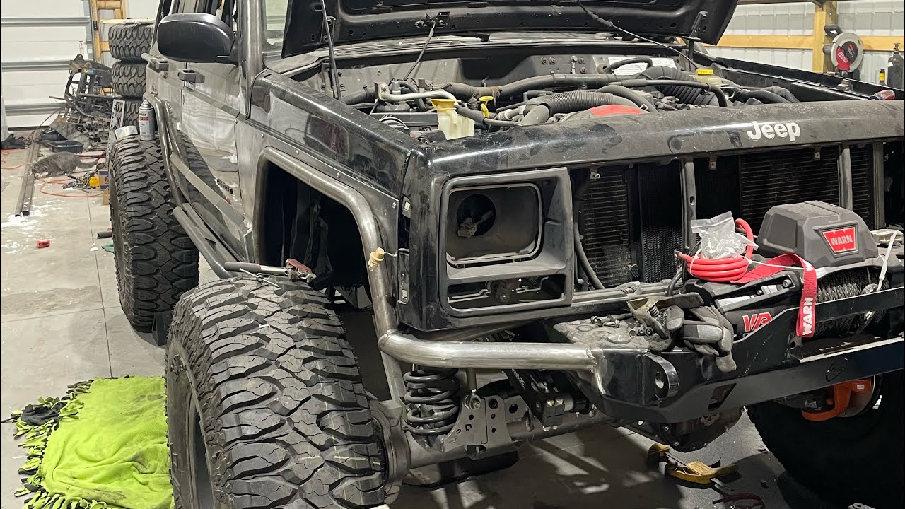 Building tube fenders for One Ton Xj