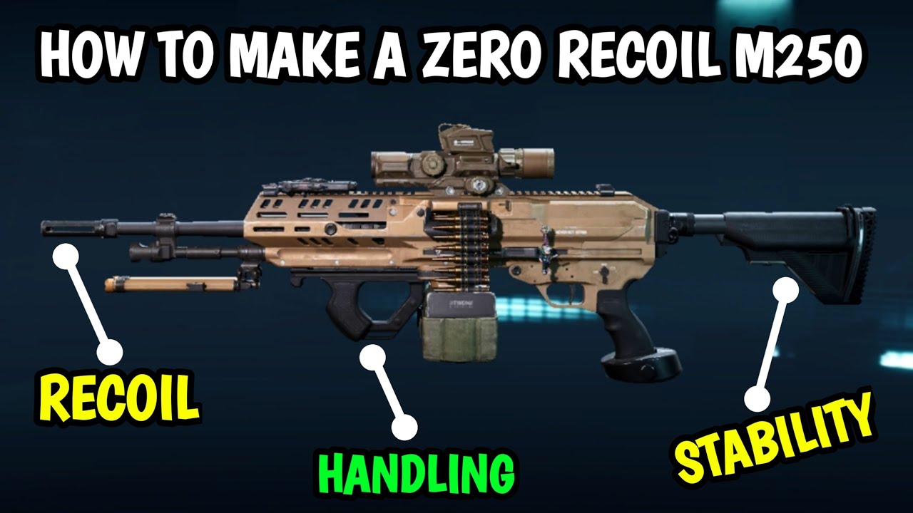 How to Make A NO RECOIL M250 in Delta Force Mobile (Zero Recoil Build)
