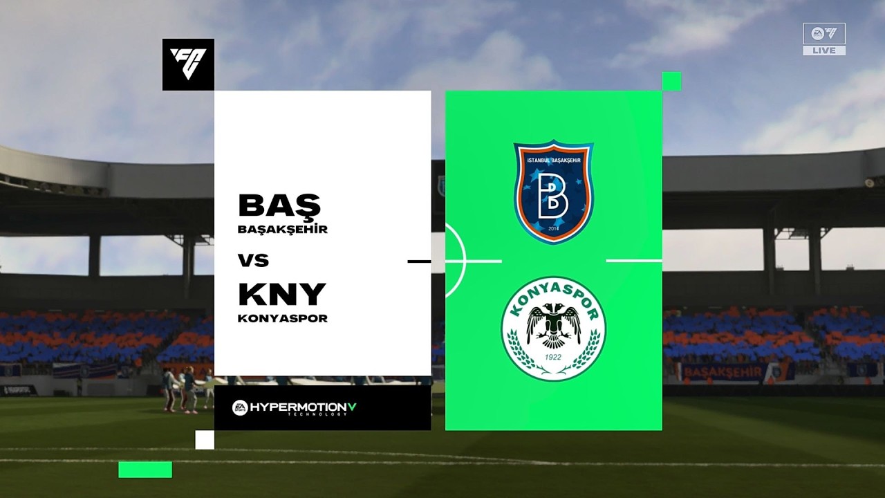 EA Sports FC 26 | Basaksehir vs Konyaspor - Süper Lig | Gameplay PS5