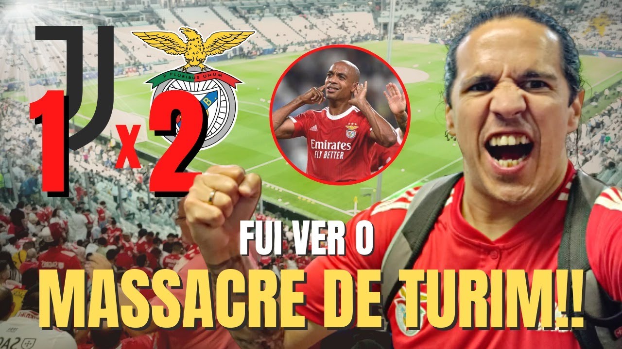 FOMOS VER O BENFICA MASSACRAR A JUVENTUS! - VLOG