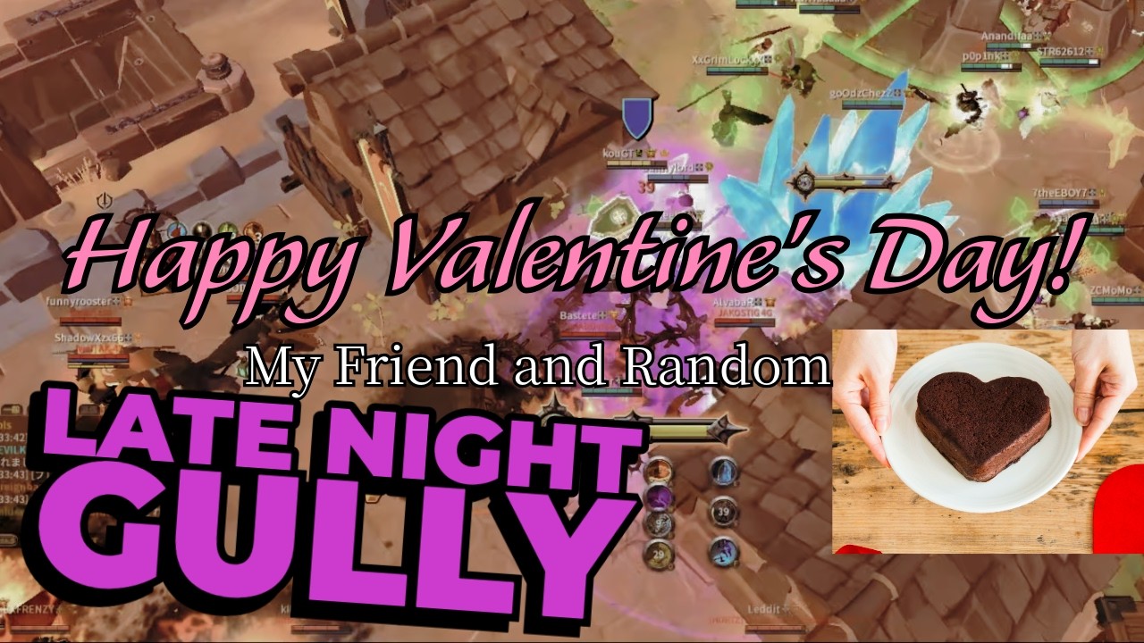 少人数で深夜のGully派閥要塞へ挑戦【アルビオンオンライン】My Friend and Random's Late Night Gully albion onlline
