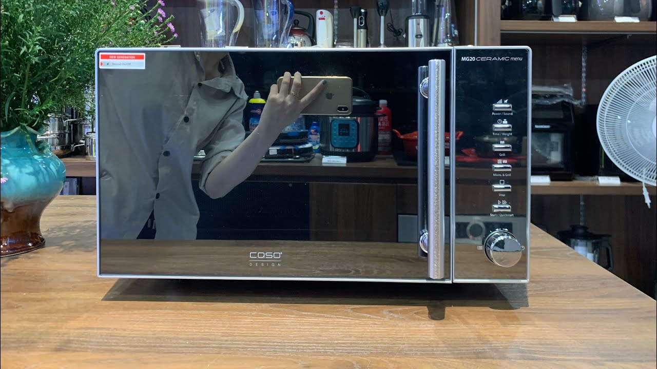 Hướng dẫn sử dụng Lò vi sóng kiêm nướng Caso MG20 - shophangduc.com.vn