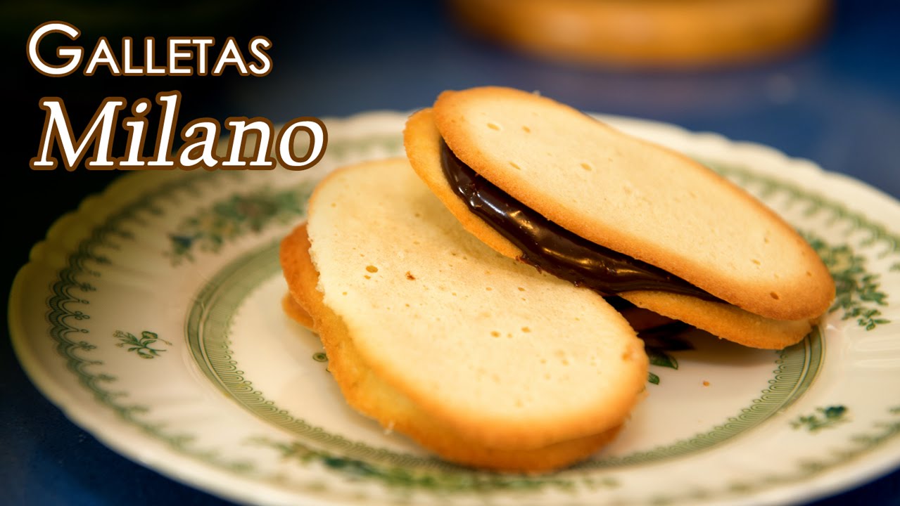 Galletas Rellenas de Trufa de Chocolate Copycat Milano