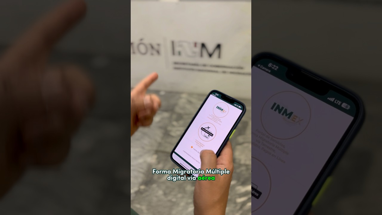 Descarga tu FMM Digital cuando llegues al aeropuerto ✈️ en M&eacute;xico 🇲🇽