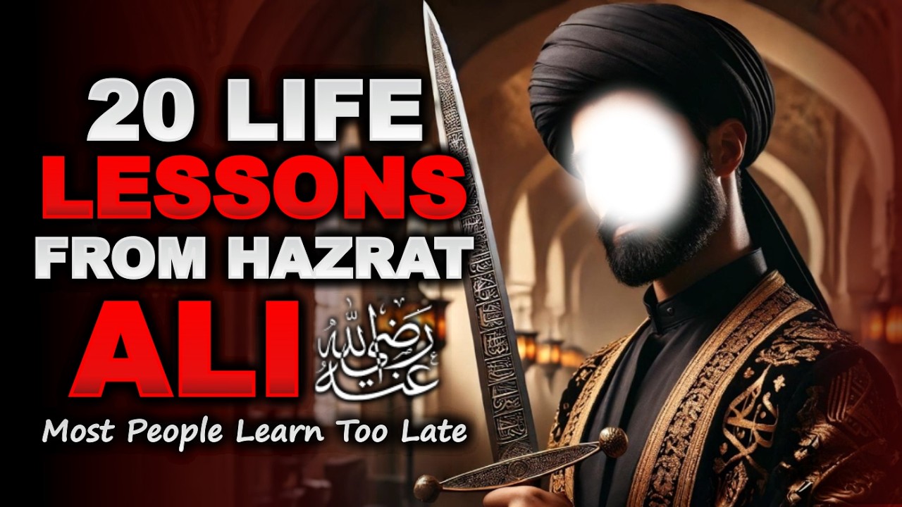20 Life Lessons from Hazrat Ali Most People Learn Too Late | ISLAM