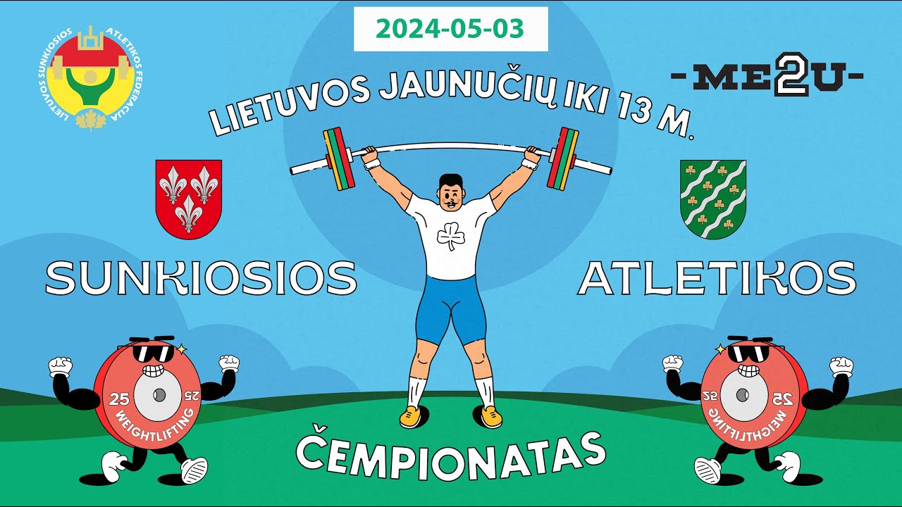 Lietuvos jaunučių iki 13 m. sunkiosios atletikos čempionatas 2024