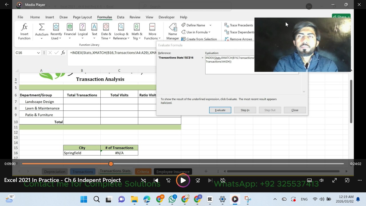 Excel 2021 In Practice - Ch 6 Independent Project 6-5 | Excel 2024 & 365 Chapter 6-5 Week 6 Mac