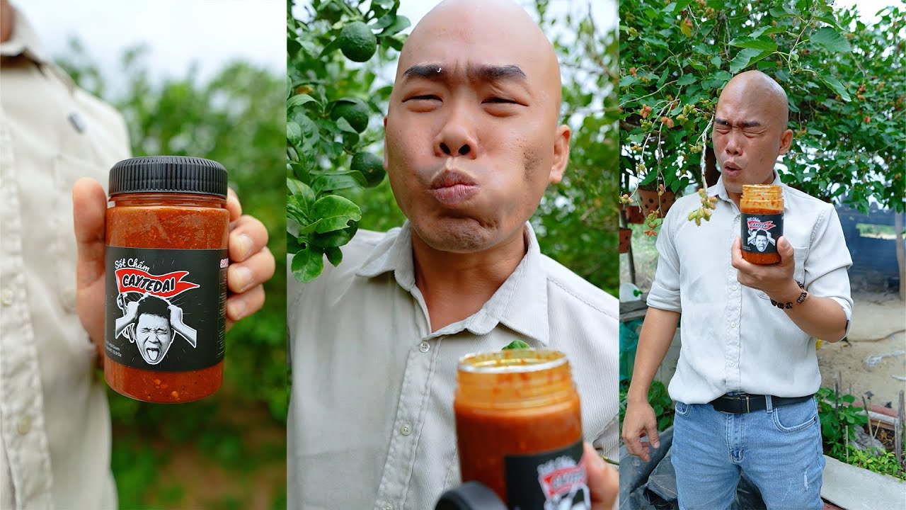 MUKBANG CHANH,ME,KHẾ CÙNG VỚI SỐT CHẤM CAY TÊ DÁI CỦA ANH LÂM VLOG