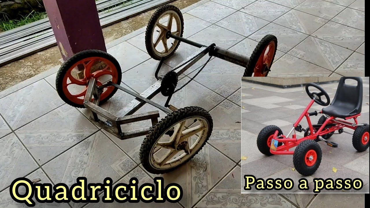 como fazer um quadriciclo  caseiro