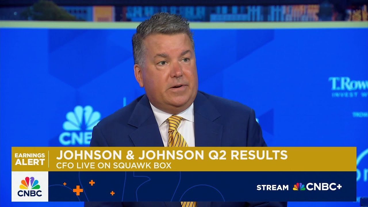 J&J CFO Joseph Wolk on Q2 results: 2025 is shaping up to be better than what we'd thought