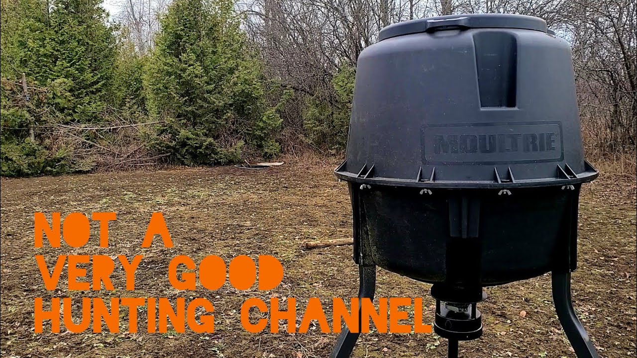Moultrie Standard Deer Feeder Unboxing and Setup