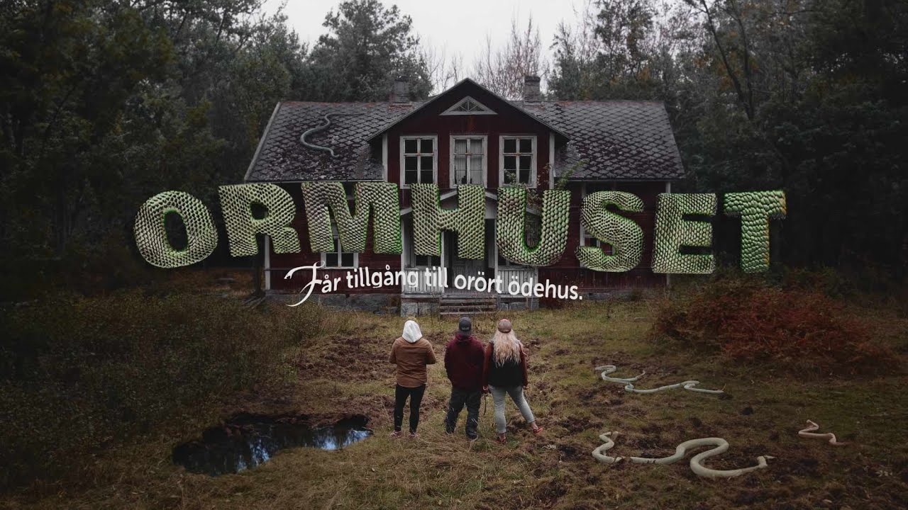 Ormhuset - Är huset fullt med ormar? - Får tillgång till orört ödehus (Eng sub)
