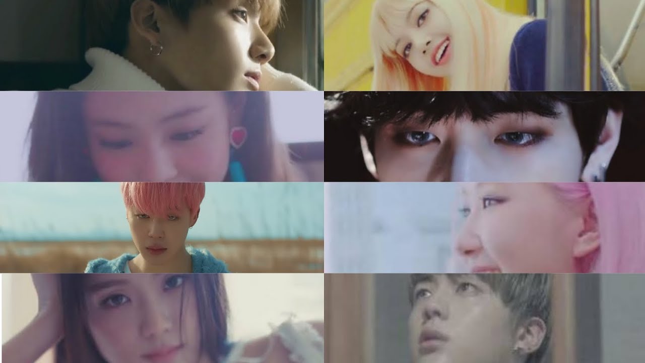 {Janam Janam} [ BLA©KPINK×BTS ] Mix song Taennie 🖤Jirose ❤️ Liskook 💛Jinsoo 💜