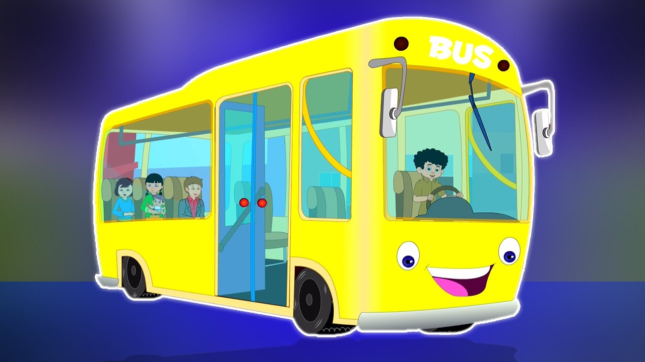 Le ruote del bus | Canzoni per bambini | bambini rime in italiano | Wheels on the Bus