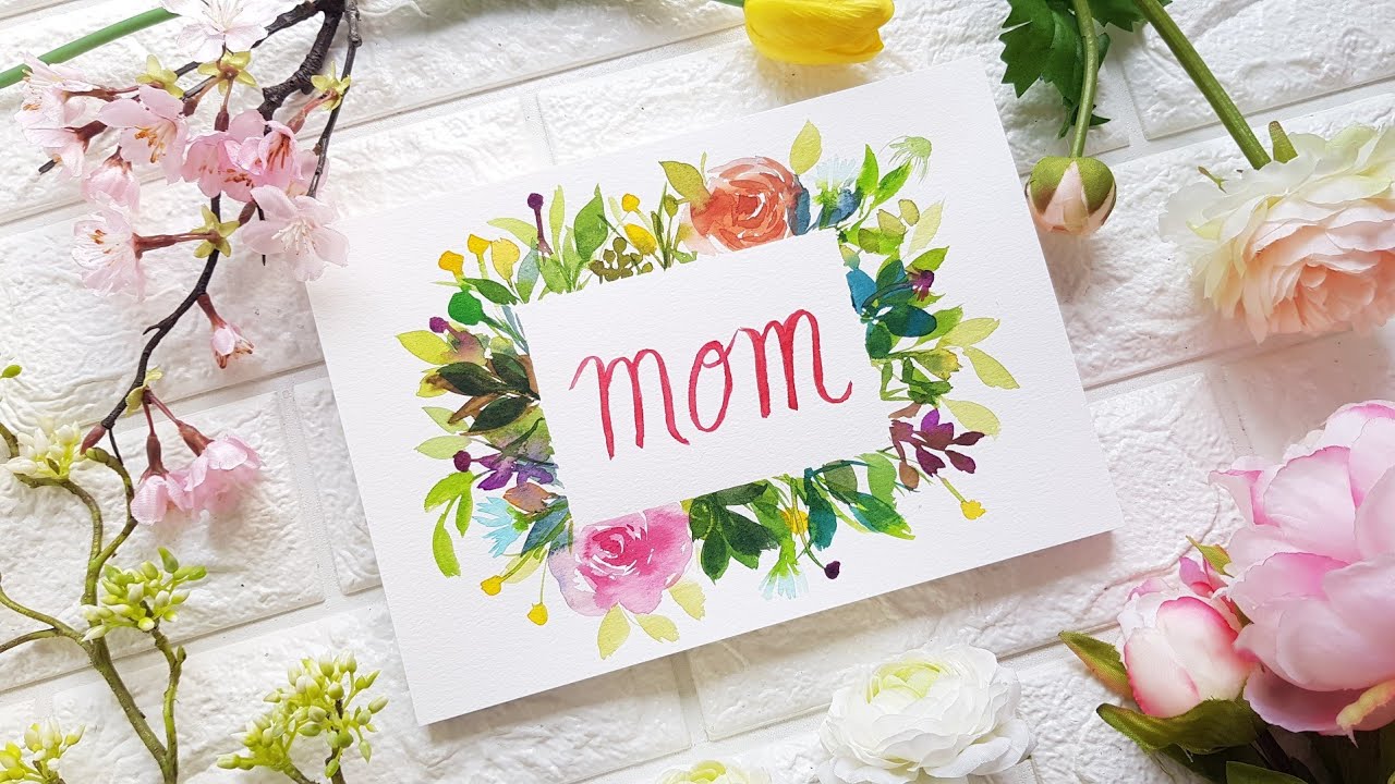 PAINT in 10 MINUTES: EASY Watercolor Painting for Mother's Day