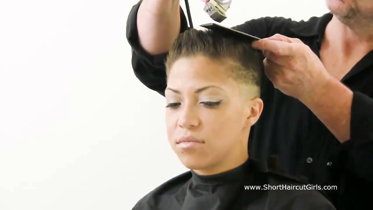 Bald is Beautiful Headshave www.ShortHaircutGirls.com