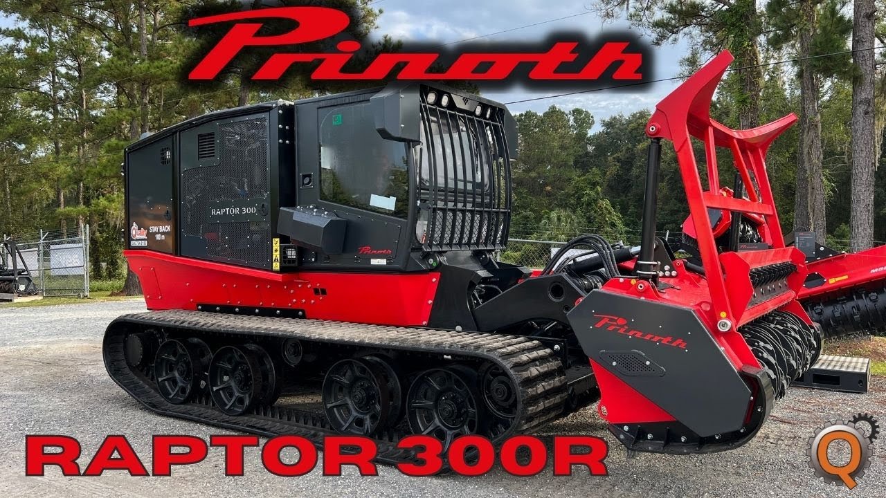 Лесной мульчер Prinoth Raptor 300R / 275 л.с. с приводом от ВОМ