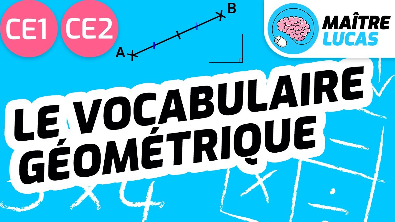 Vocabulaire géométrique CE1 - CE2 - Cycle 2 - Géométrie - Mathématiques - Maths