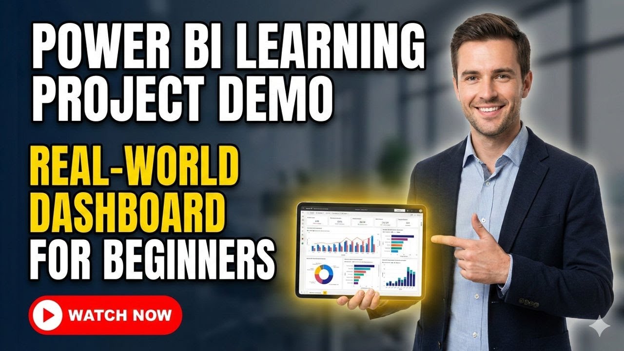 🔥 Power BI Learning Project Demo | Real-World Dashboard for Beginners