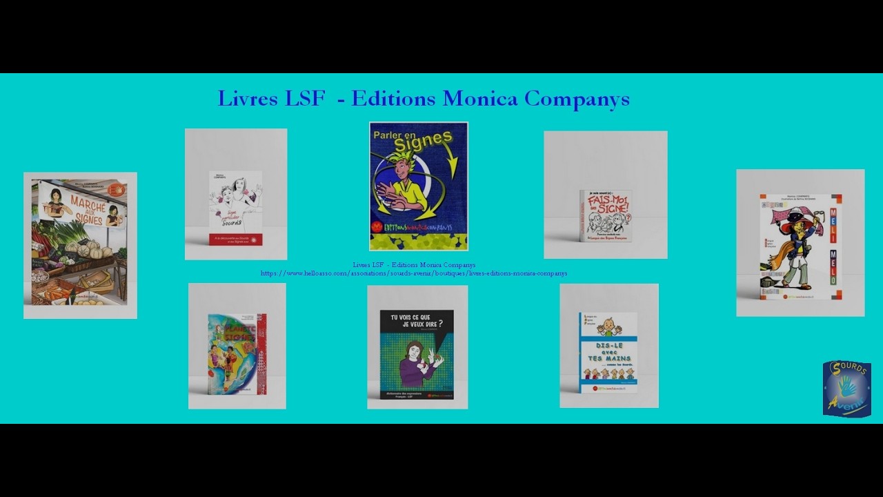 Livres LSF Editions Monica Companys
