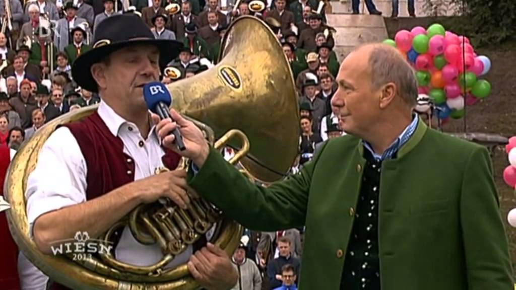 Wiesn Frühschoppen - Standkonzert unter der Bavaria 2013 09 29