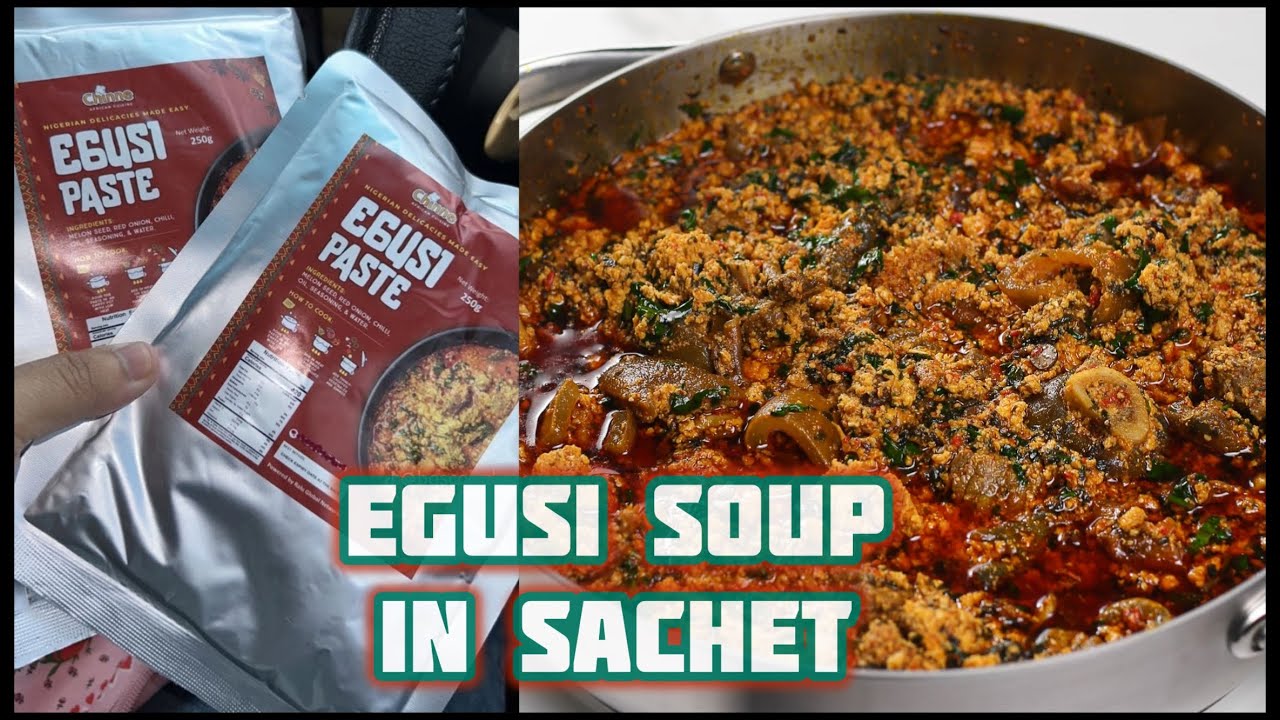 Egusi Soup that can last up to 18 months & many other foods produced by an Igbo man in Malaysia.