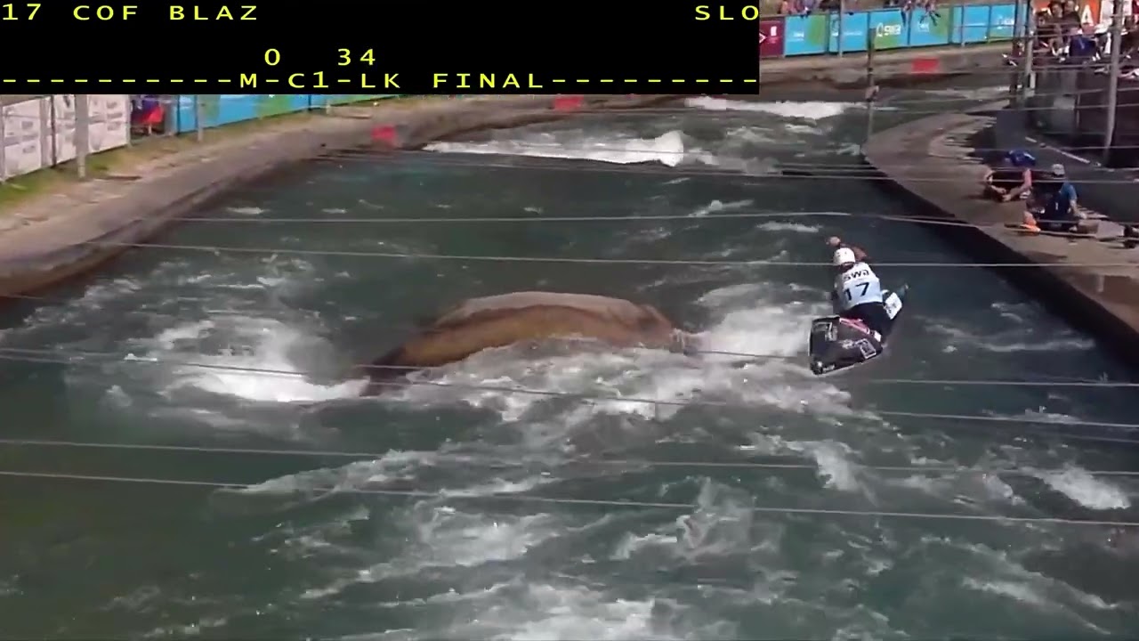 Wildwater World Championship Augsburg 2023, sprint final, Blaž Cof 2nd
