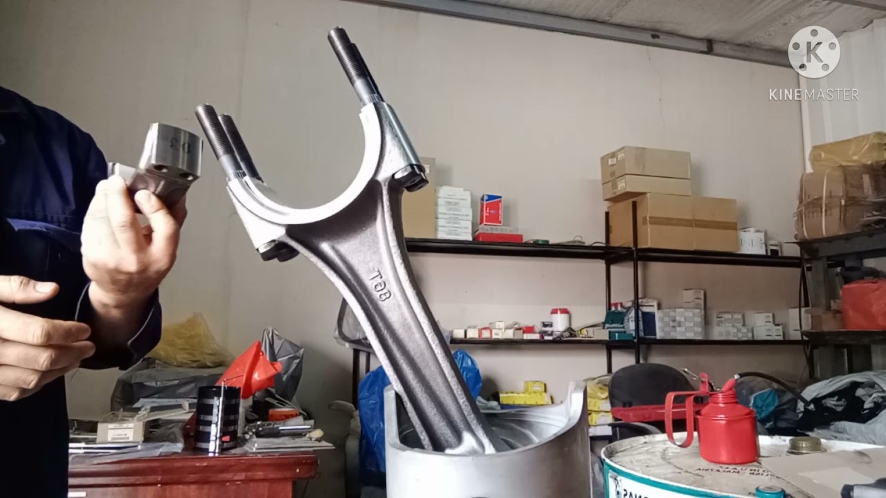 MITSUBISHI 6D24 DIESEL ENGINE TURBO Part #03/Pag kabit ng Piston sa Makina April 28 2021.