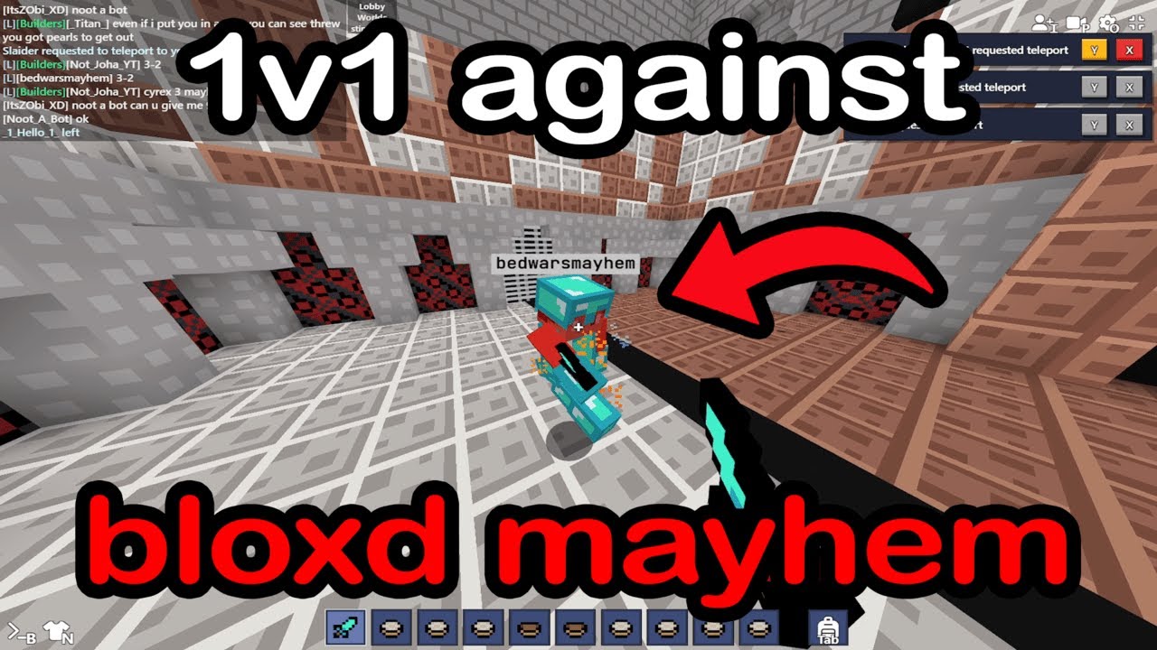 Pvping Bloxd mayhem in bloxd.io!