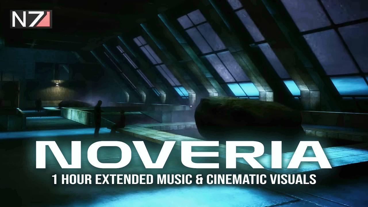Mass Effect - Noveria: Port Hanshan Plaza (1 Hour of Music & Ambience)