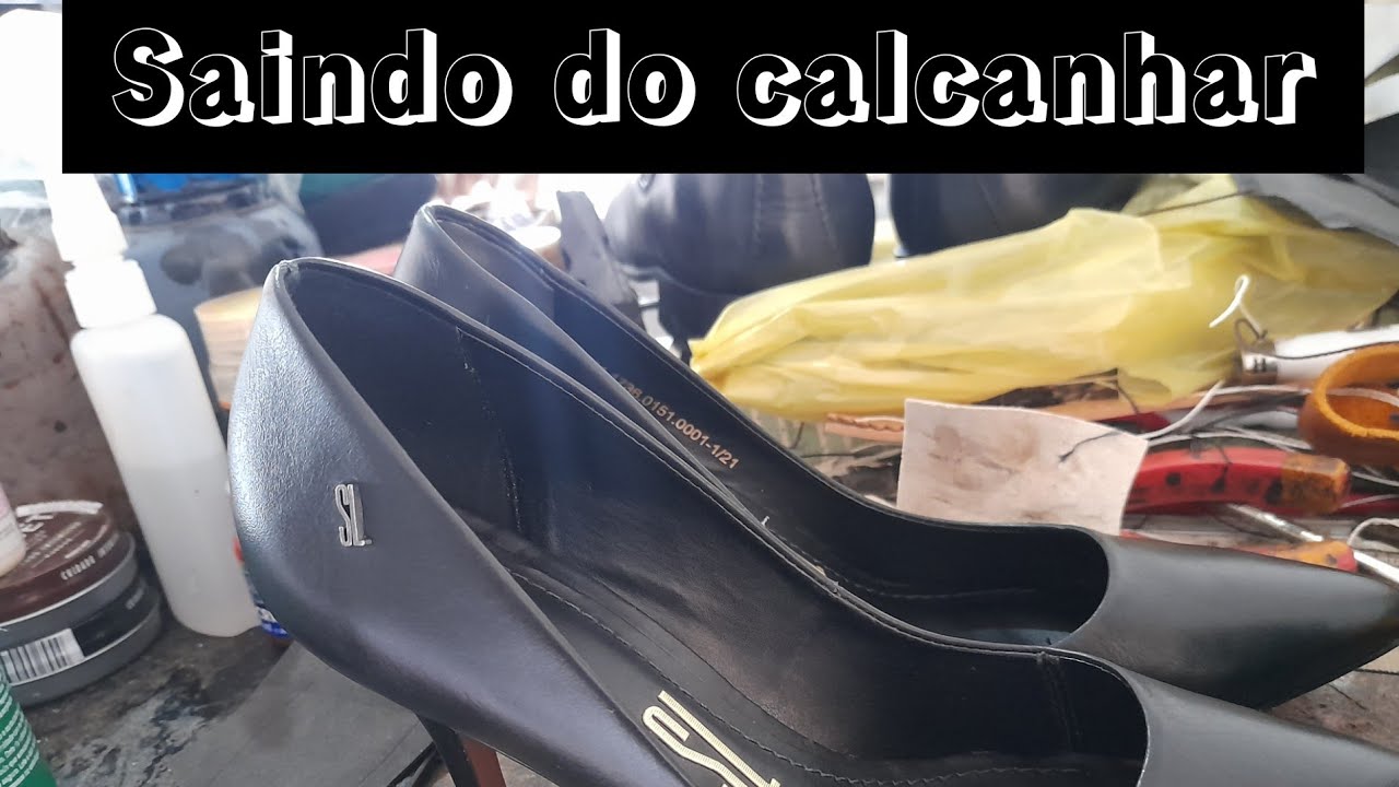 sapato folgado, sapato largo, sapato saindo do calcanhar, como consertar