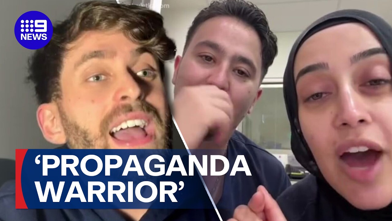 Influencer grilled in court as nurses face trial over controversial video | 9 News Australia