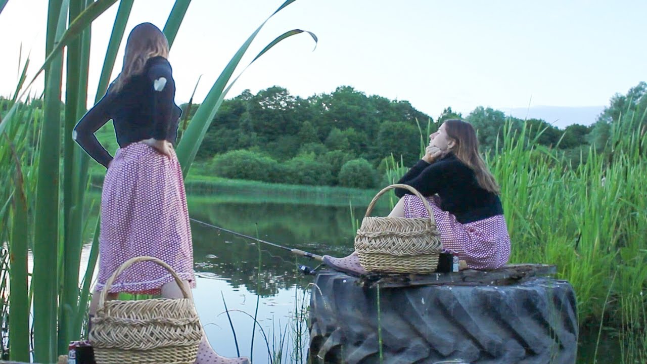 Fishing in Russian Village Lake