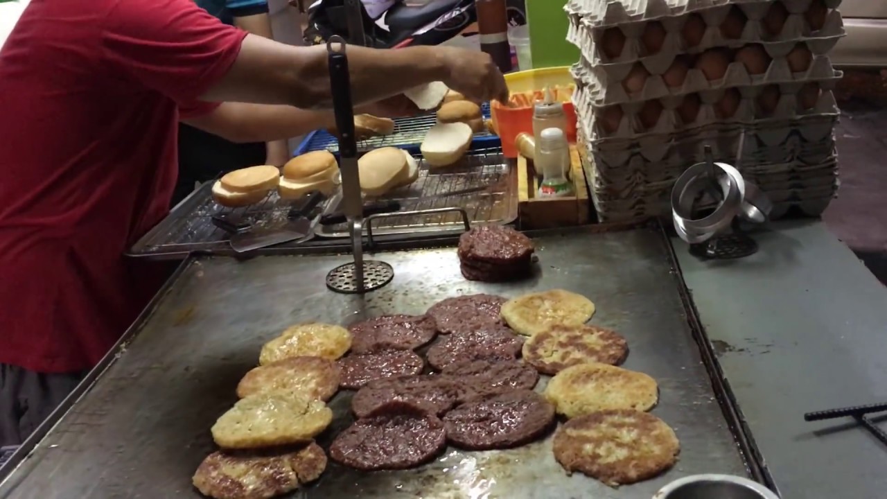 Popular Malaysian Street Burger
