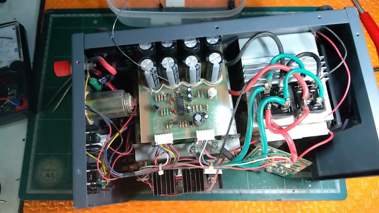 ซ่อม DC POWER SUPPLY PS-304D อาการไฟเกิน