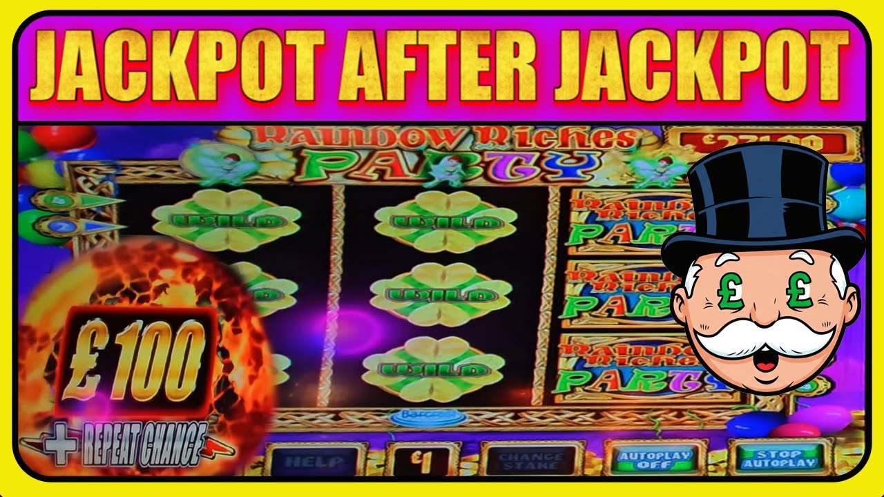 UK SLOTS: £100 Jackpots at Onetec Casino Lounge: Playing Rainbow Riches, Jackpot Party & More!