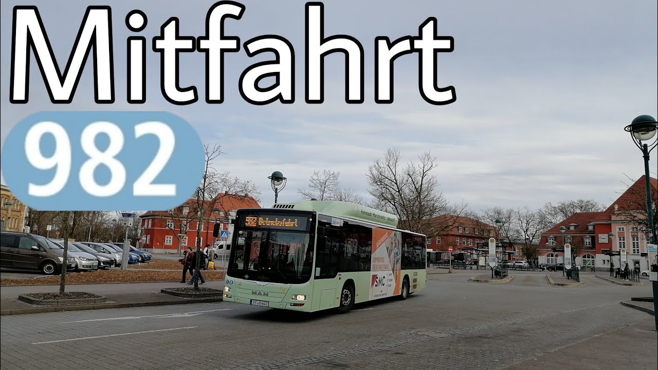 Frankfurt (Oder) | Mitfahrt | MAN Lion's City A21 CNG | Linie 982 | Messegelände - Bahnhof |