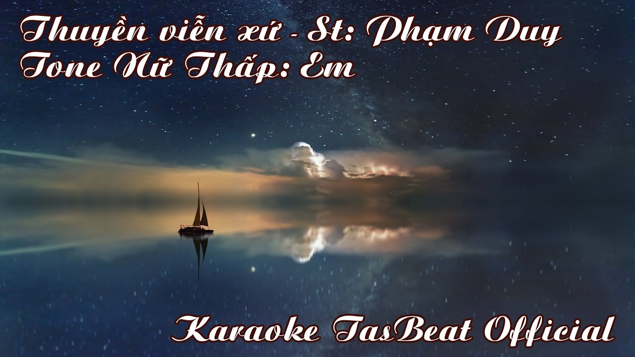 Karaoke Thuyền Viễn Xứ Tone Nữ Thấp | TAS BEAT