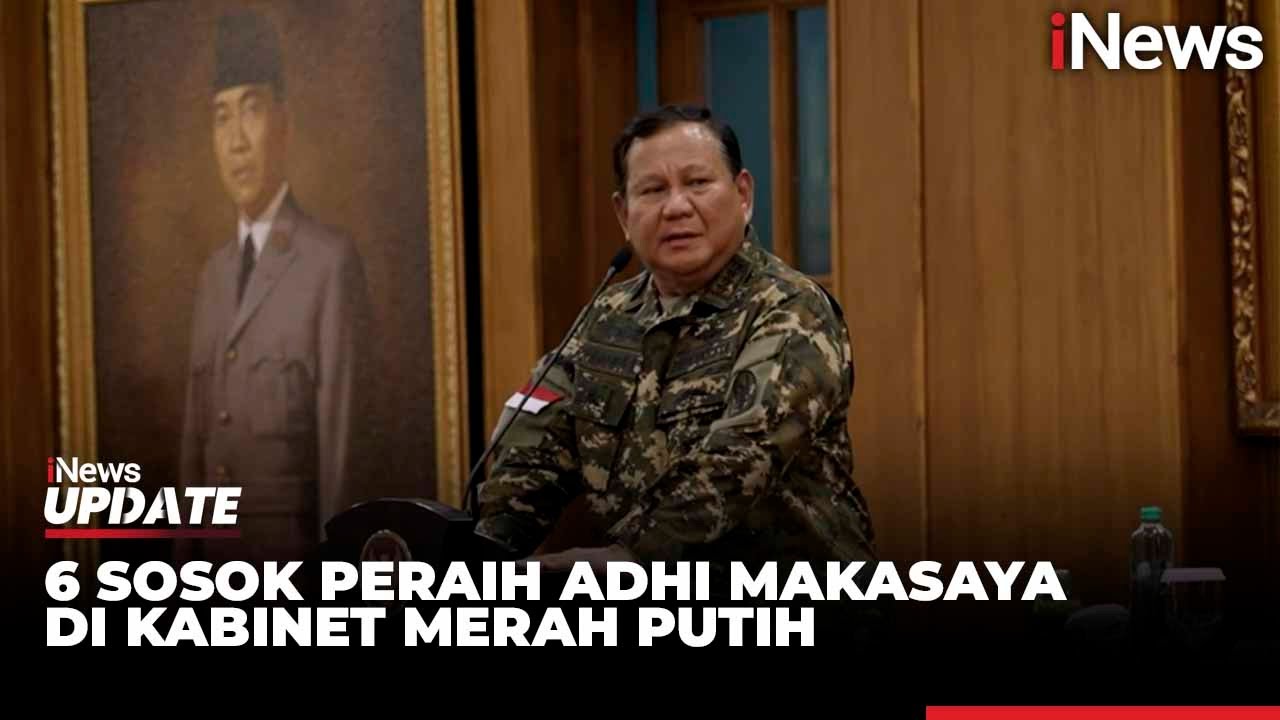 Presiden Prabowo Pamer 6 Peraih Adhi Makayasa di Kabinet Merah Putih
