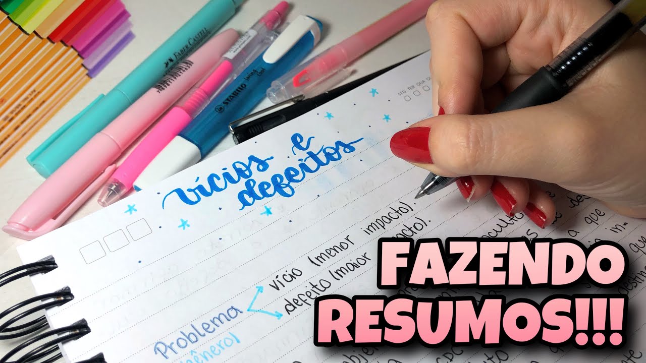 Study Vlog Gigante | Fazendo resumos, comprinhas de papelaria e mais!!!