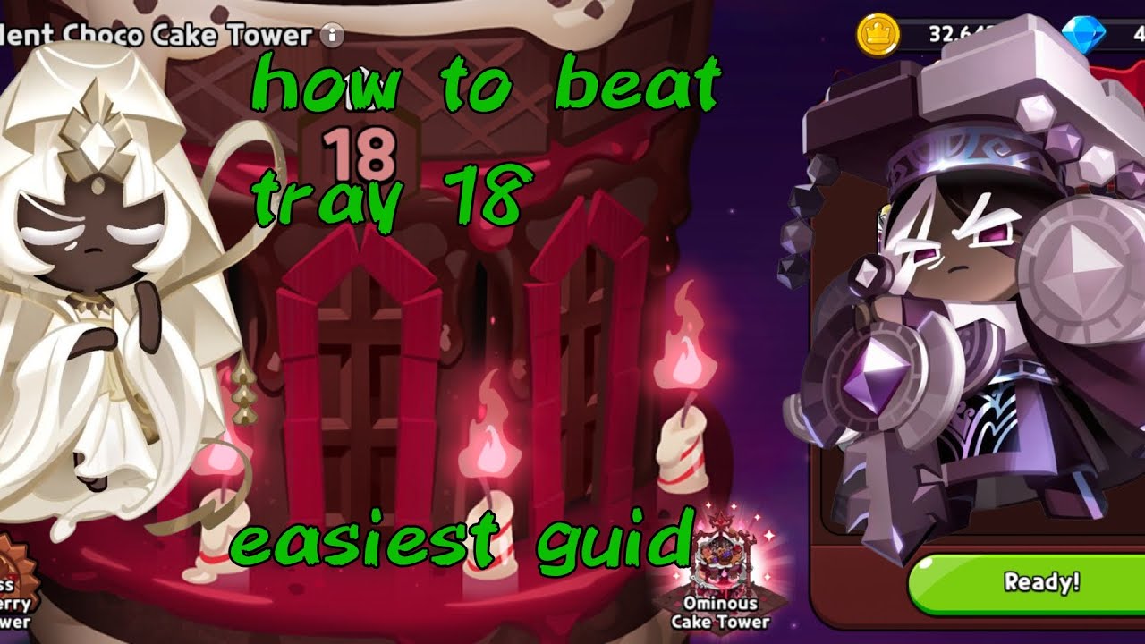 How to beat tray 18 decadent choco cake tower (easiest guid )