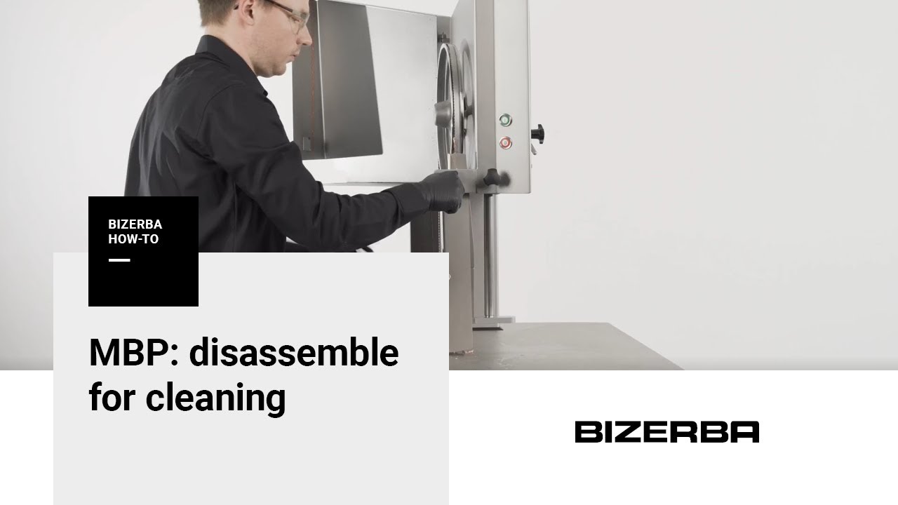Bizerba How-To - Remove parts for easy cleaning