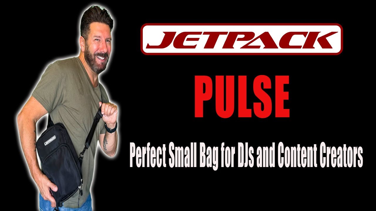 JetPack PULSE : BEST SMALL BAG FOR DJs AND CREATORS #jetpackbags