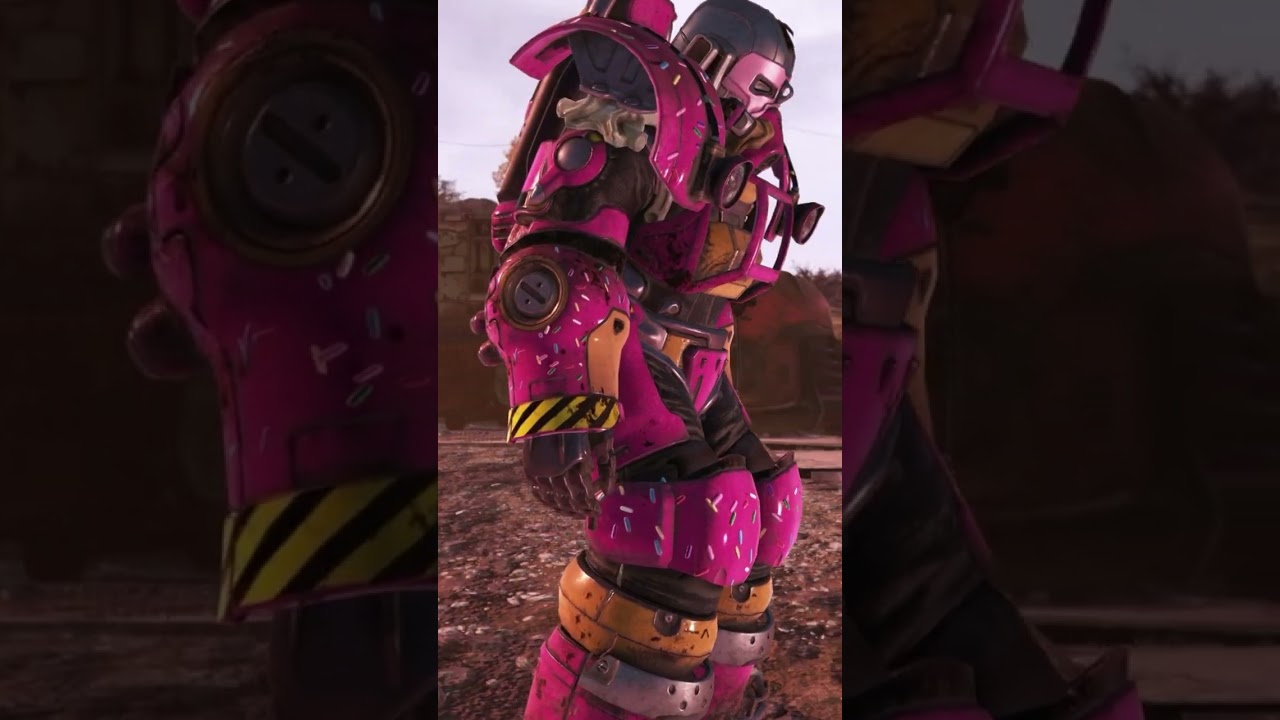 Pink Sprinkles Power Armor | Fallout 76 #fallout #fallout76tips #fallout76news