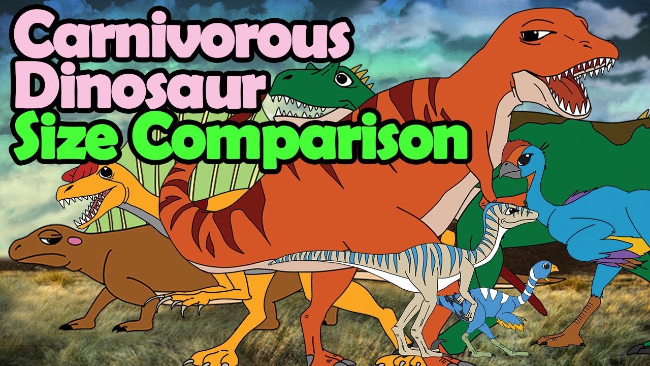 carnivorous dinosaur size comparison