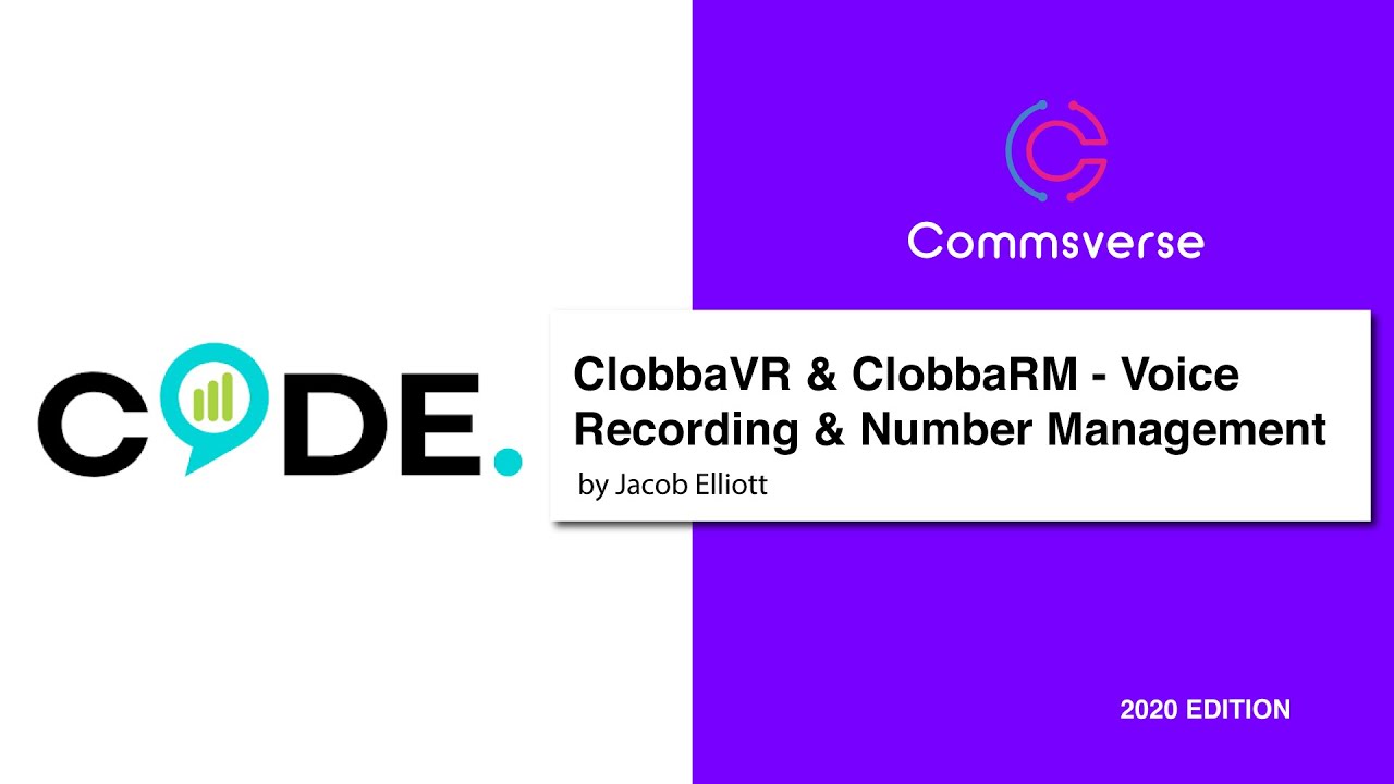 Clobba VR and Clobba RM   Voice Recording and DID Management