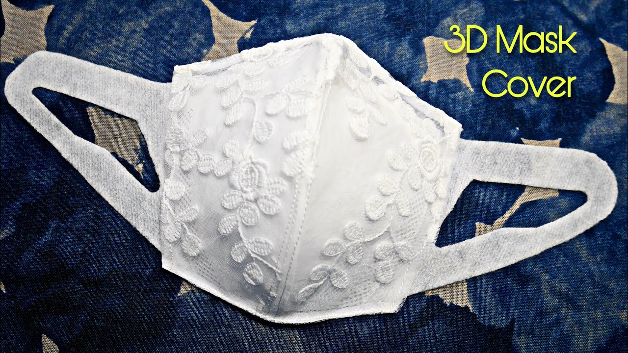 Diy handmade 3D mask cover| mask making ideas|Lace cover|sewing tutorial|Maejam maaja