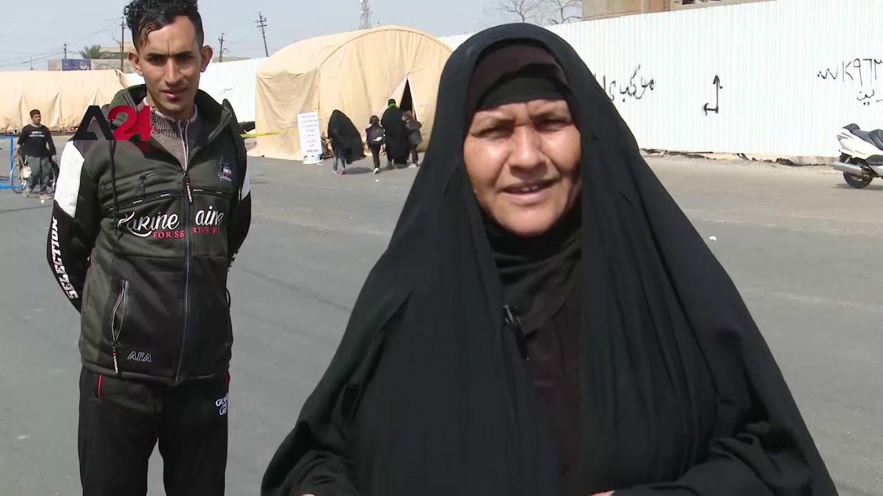 Iraq- After the explosion of Imams Bridge, Iraqis flow to Al-Kadhimiya in Baghdad