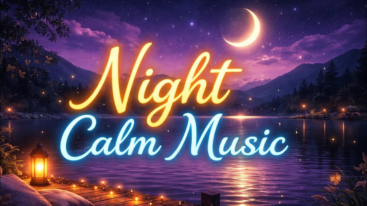 Night Calm Music 🌙 | Deep Relaxing Sleep Music | Peaceful Night Meditation & Stress Relief